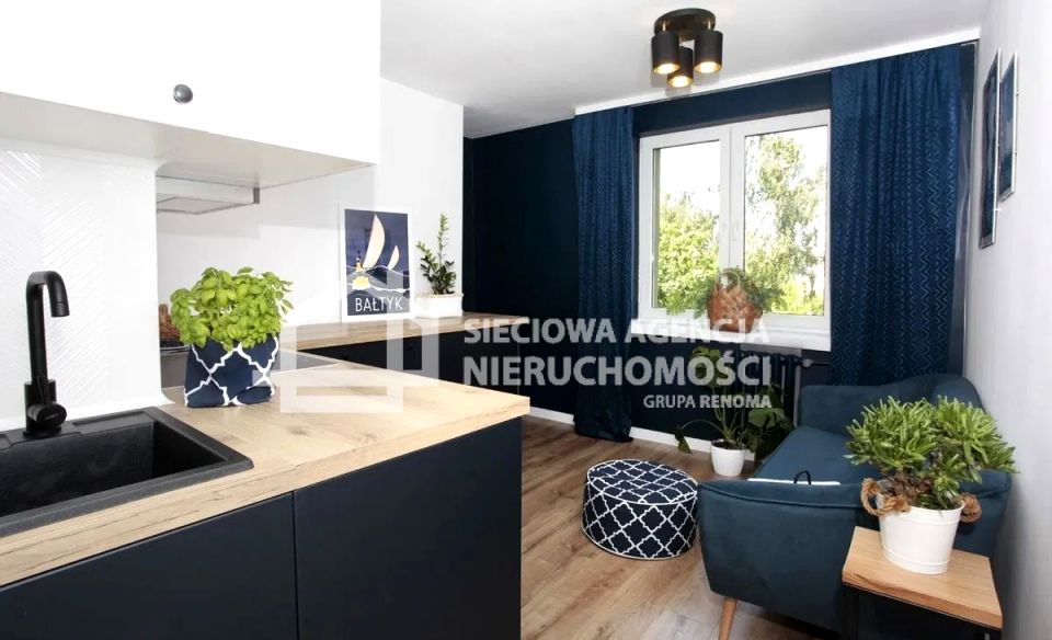 Mieszkanie 17 m² z kuchnią z oknem na sprzedaż Gdynia Chylonia