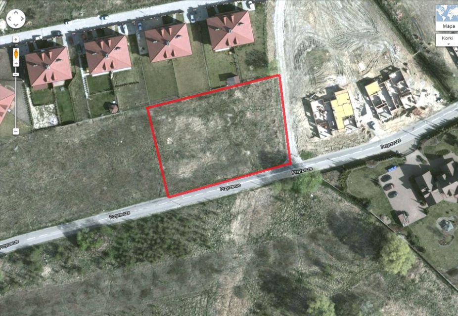 Działka budowlano rolna 2852 m² przy lesie na sprzedaż ul Przyrzecze