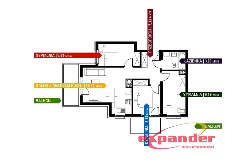 Mieszkanie blok mieszkalny sprzedaż