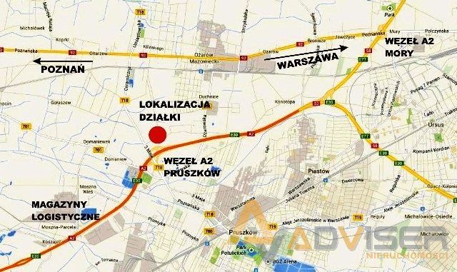 Działka inwestycyjna Duchnice