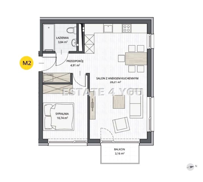 Mieszkanie apartamentowiec Kraków