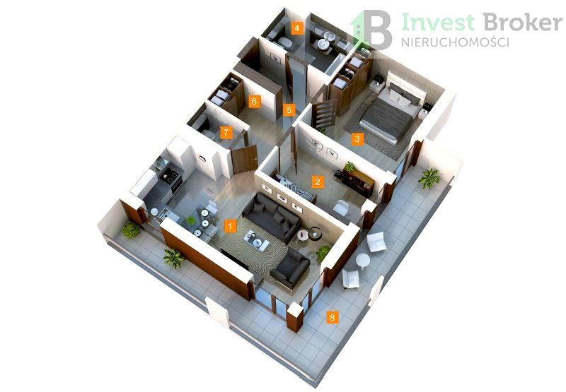 Mieszkanie apartamentowiec Kraków