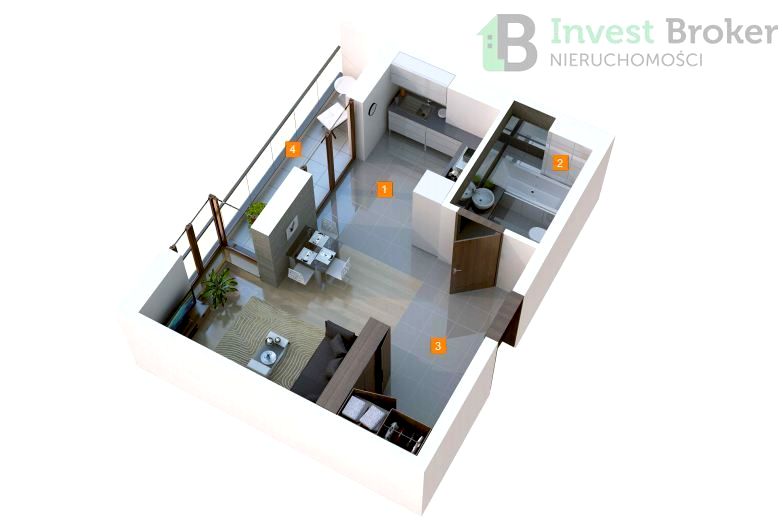 Mieszkanie apartamentowiec Kraków