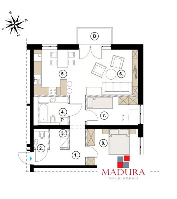 Mieszkanie blok mieszkalny sprzedaż