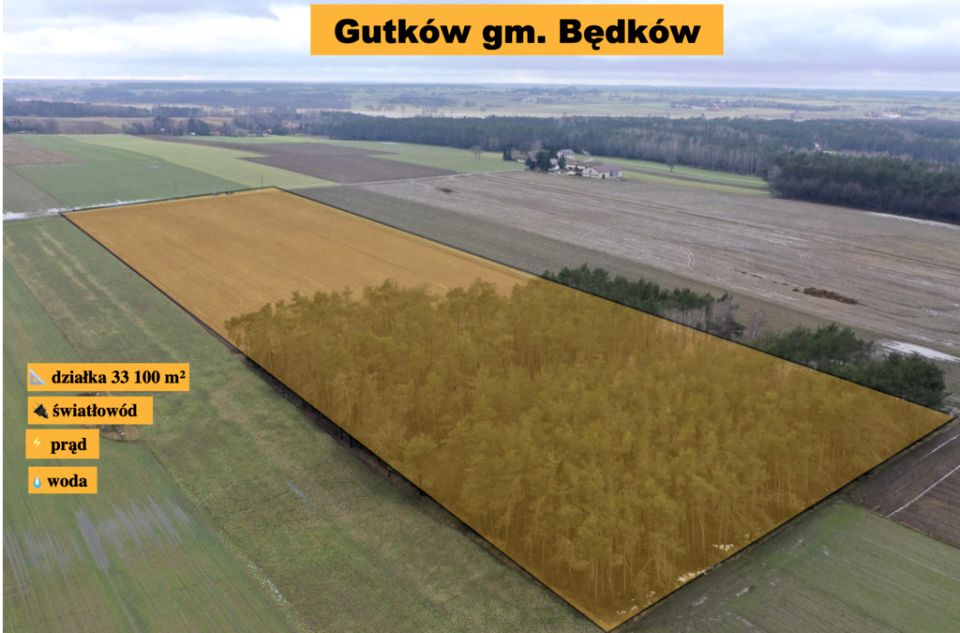 Działka budowlana Gutków