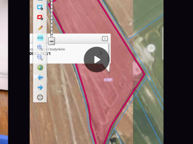 Działka rolna Dłużec