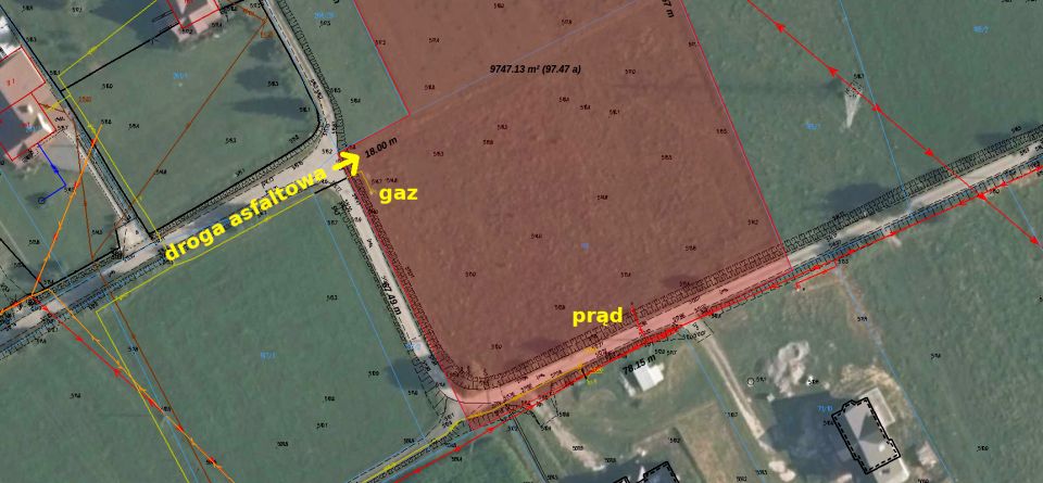 Działka budowlana Skawa