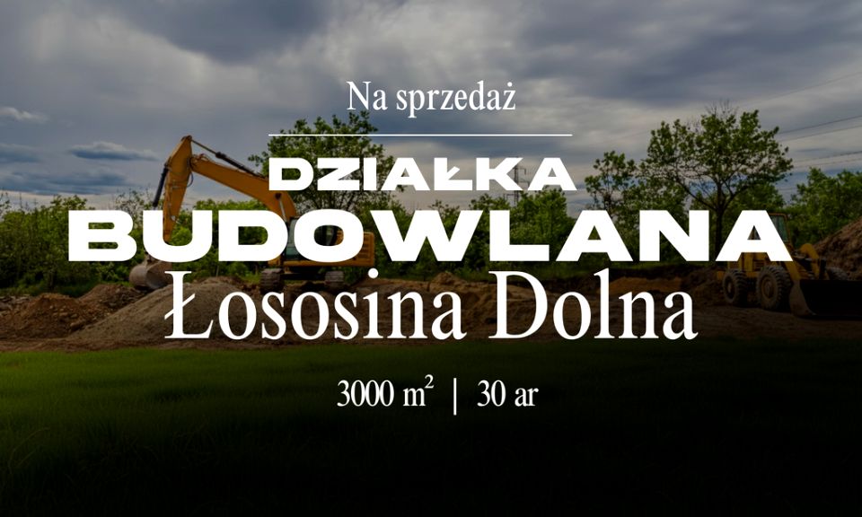 Działka budowlana Łososina Dolna