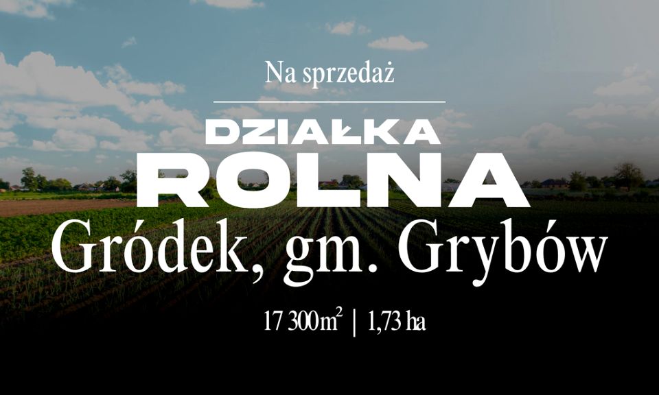 Działka rolna Gródek