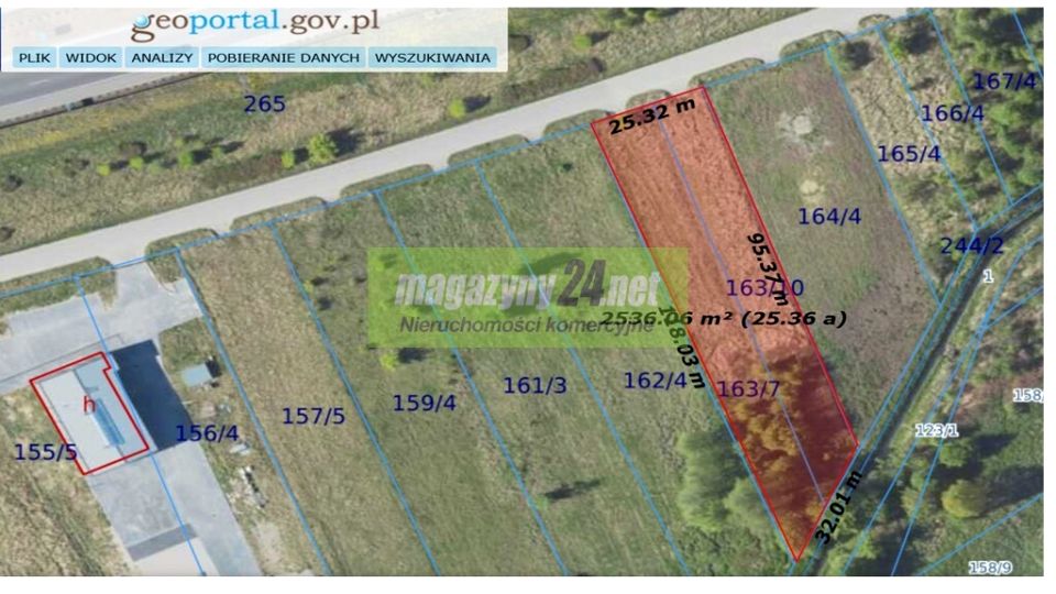 Działka przemysłowa Konotopa