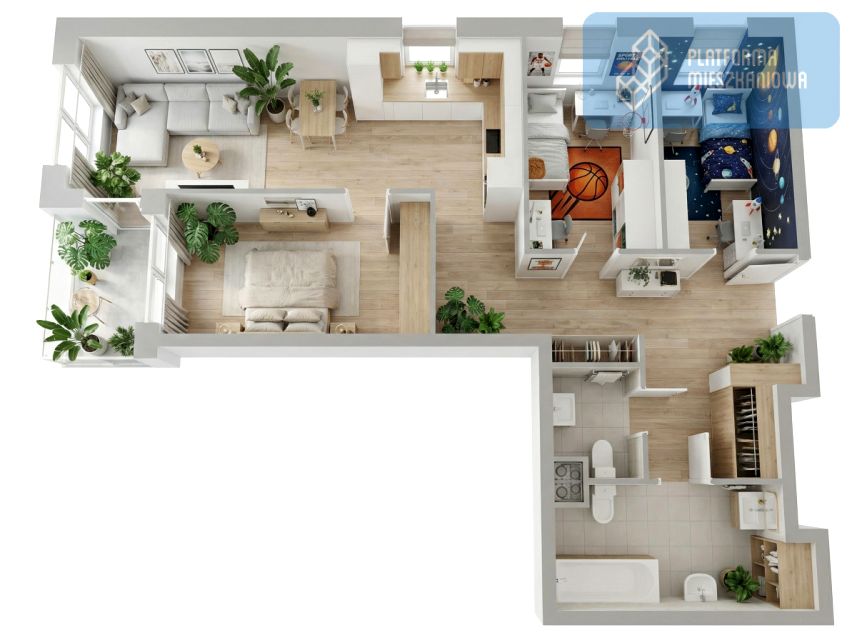 Mieszkanie blok mieszkalny Kraków