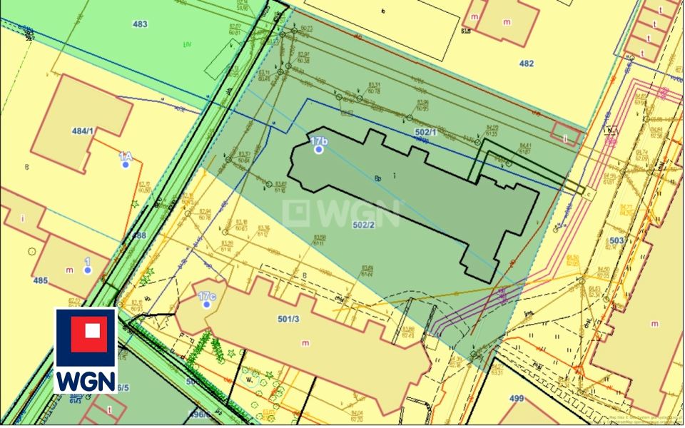 Działka budowlana Sława