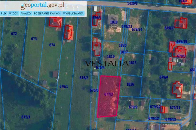 Działka budowlana Klucze