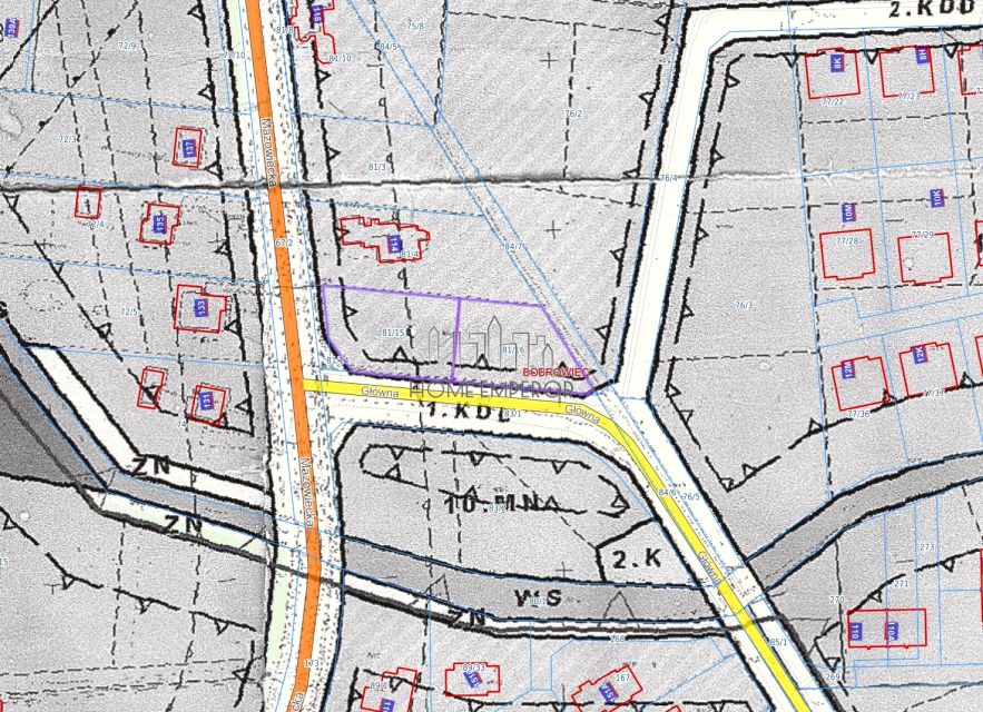 Działka usługowa Bobrowiec