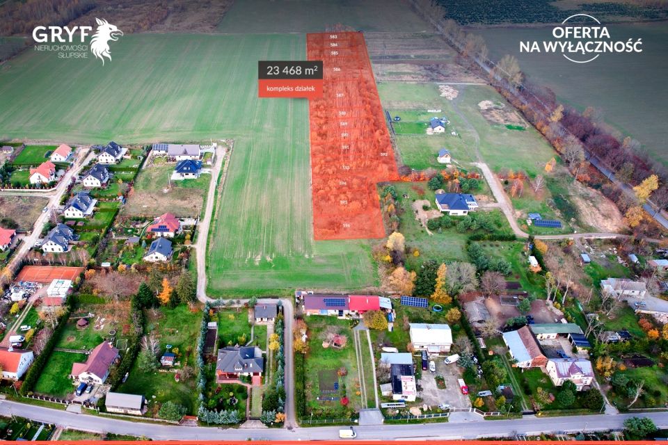 Działka budowlana Strzelino