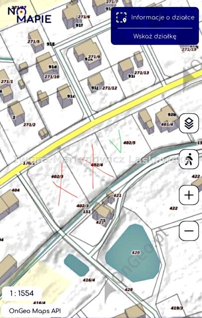 Pusta działka Niemstów