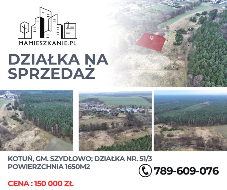 Działka budowlana Kotuń