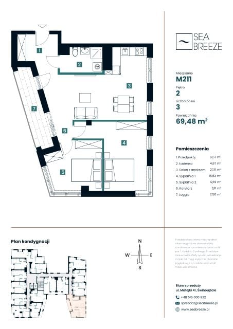 Mieszkanie Śródmieście, ul. Jana Matejki 41
