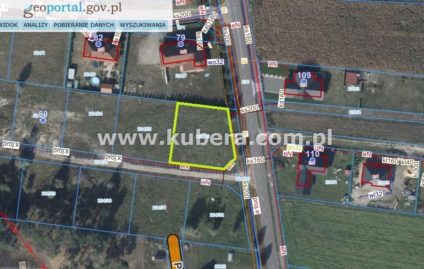 Działka budowlana Byszki