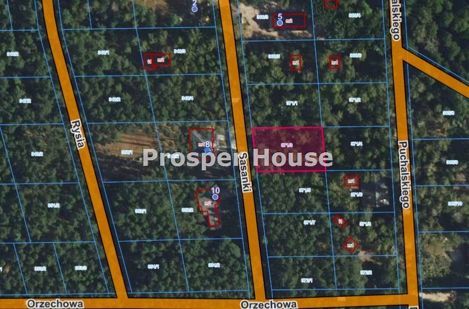 Działka inwestycyjna Budy-Grzybek