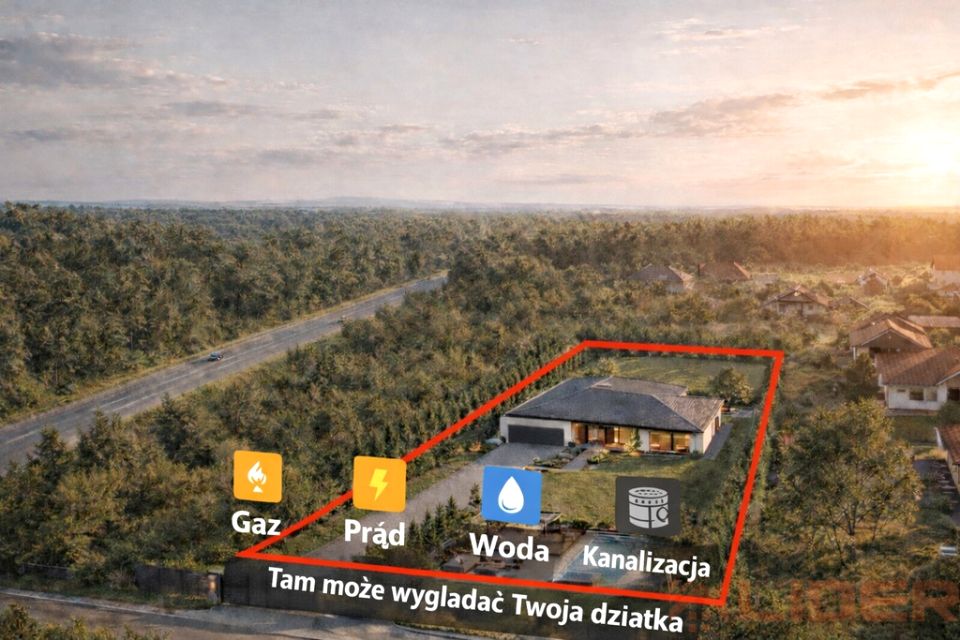 Działka budowlana Zalesiany