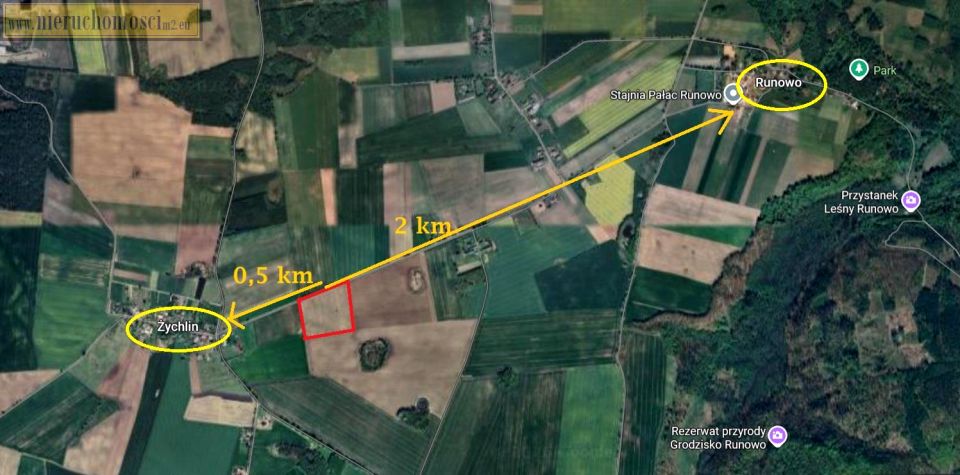 Działka rolna Runowo