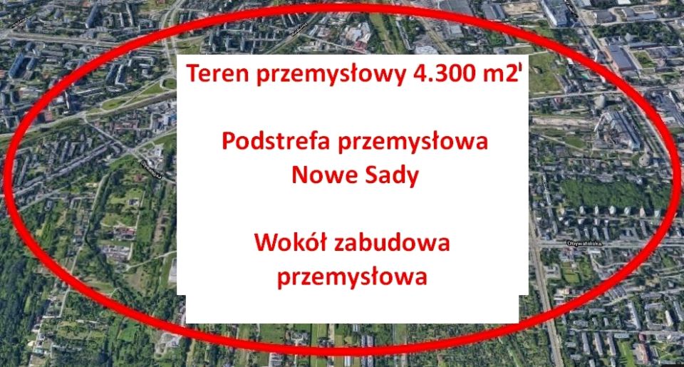 Zabudowana działka Łódź