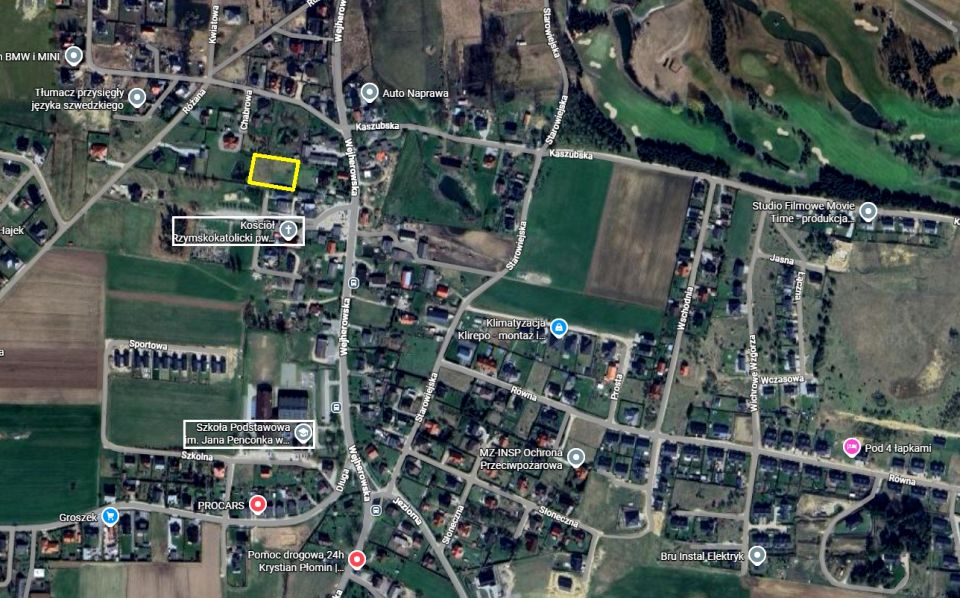 Działka budowlana Gowino