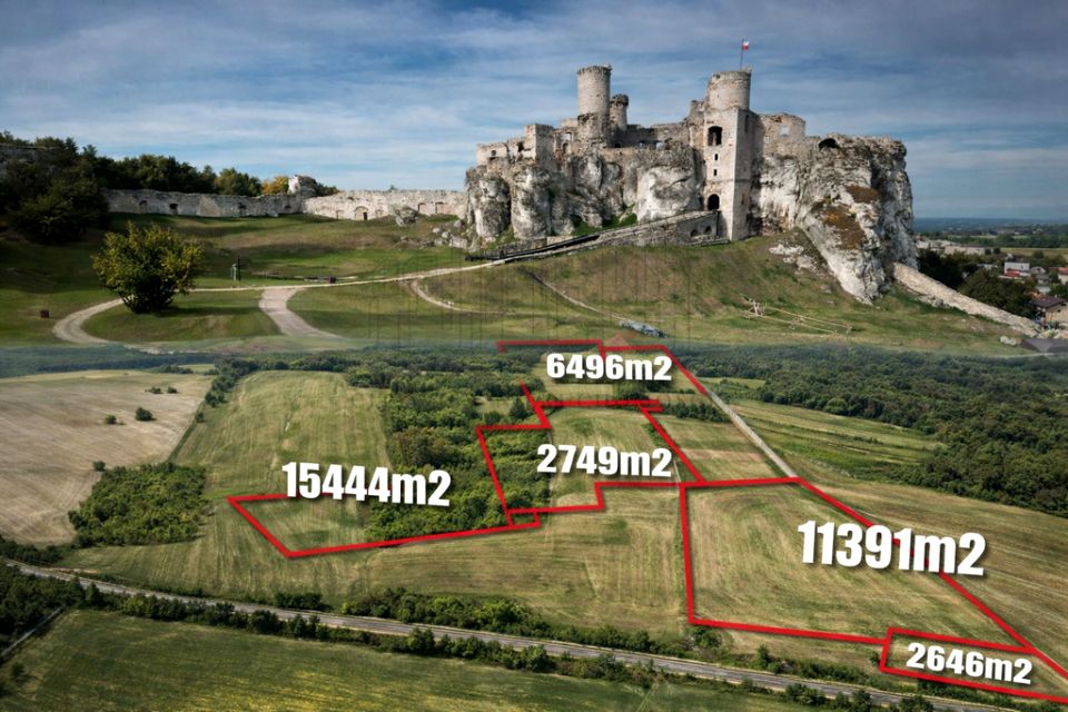 Działka rolna Podzamcze