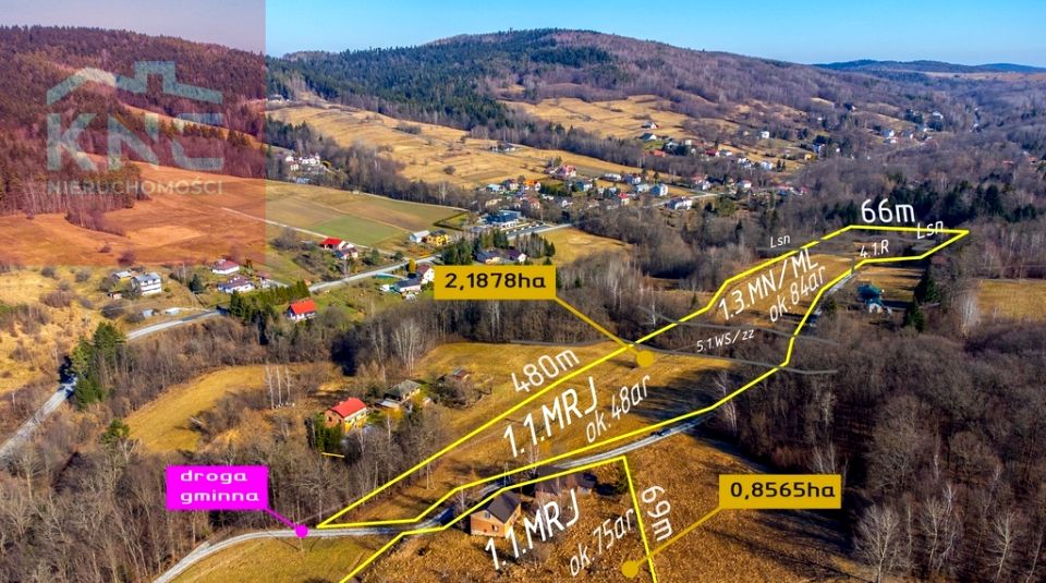 Działka budowlana Sękowa