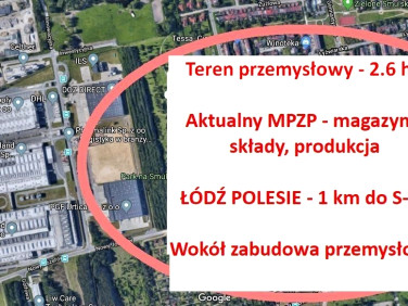 Działka przemysłowa Łódź