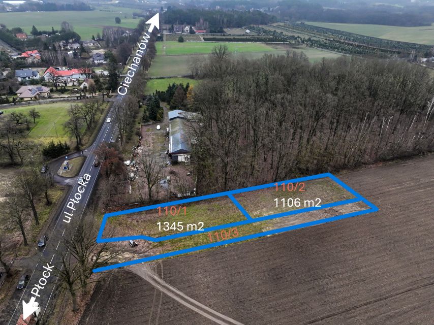 Działka budowlano-rolna Pęchcin