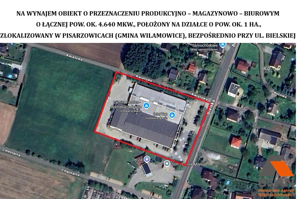 Budynek użytkowy Pisarzowice