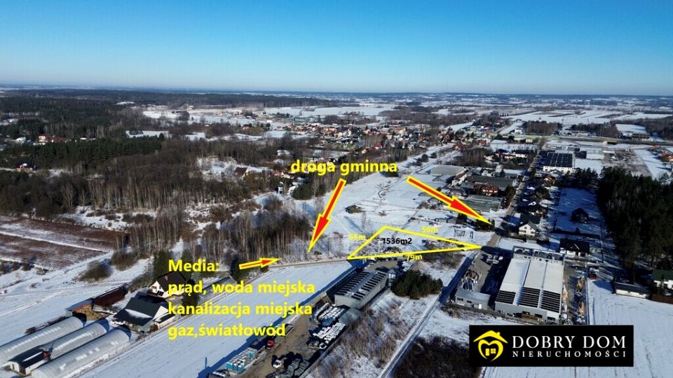 Działka budowlana Łyski