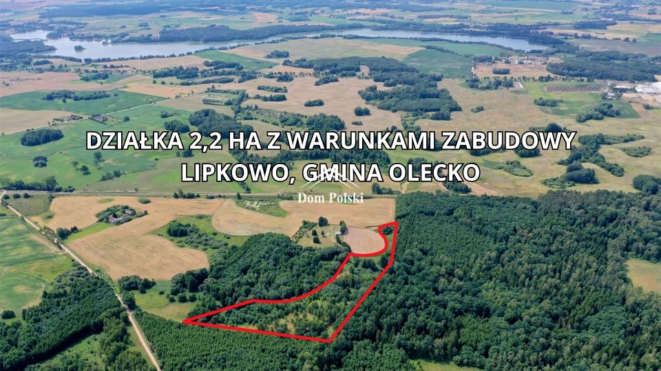 Działka rolna Lipkowo