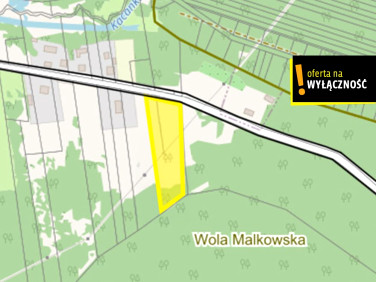 Działka inna Wola Malkowska