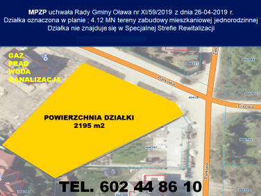 Działka budowlana Oława