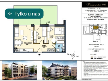 Mieszkanie blok mieszkalny przy lesie