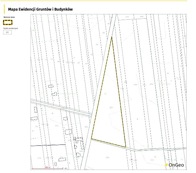 Działka rolna ZALESIE
