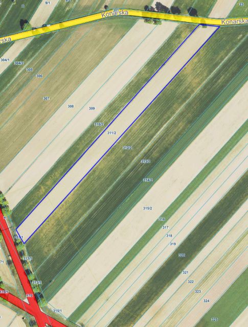 Działka rolna Siemień Nadrzeczny