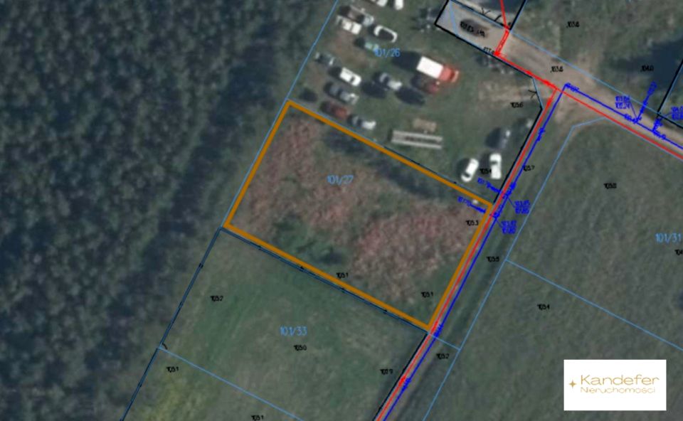 Działka budowlana Zalesie Borowe