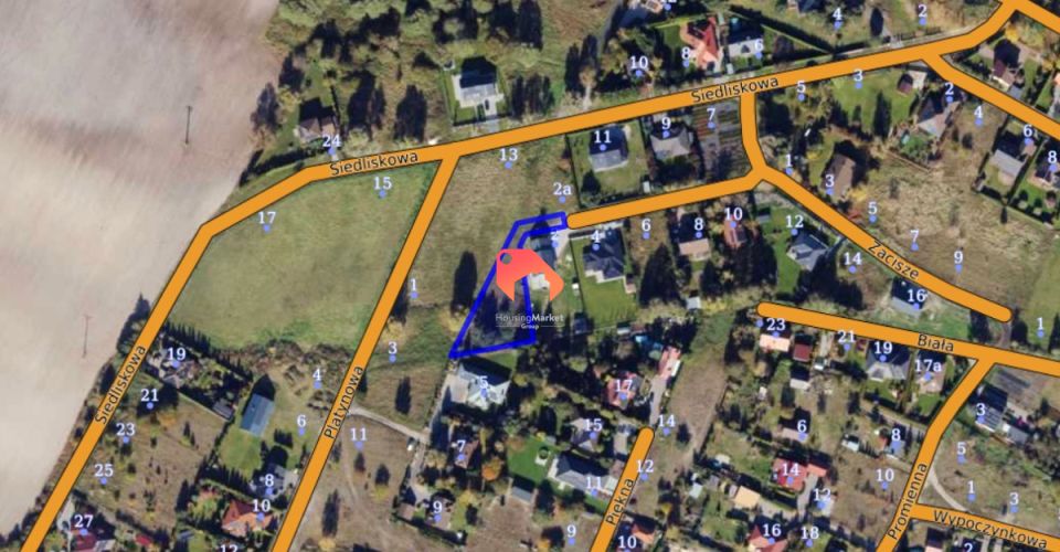 Działka budowlana Przyłęki