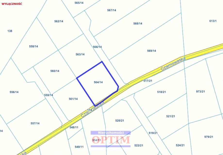 Działka usługowa Luboszyce