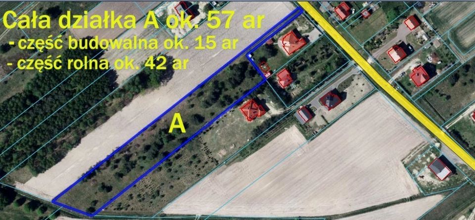 Działka budowlano-rolna Wola Lisowska