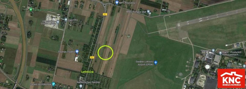 Działka usługowa Świdnik