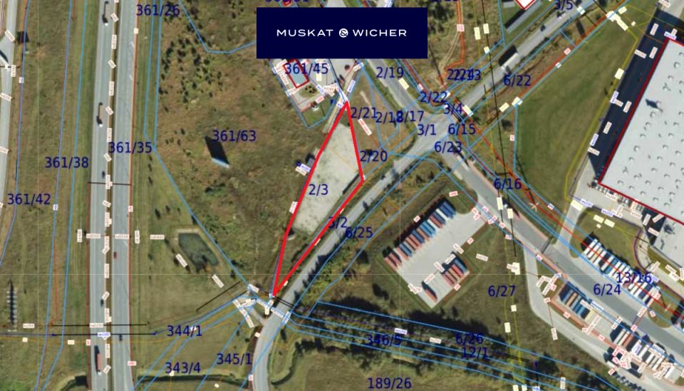 Działka usługowa Rusocin