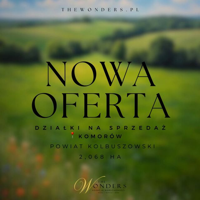 Działka usługowa Komorów