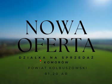 Działka rolna Komorów