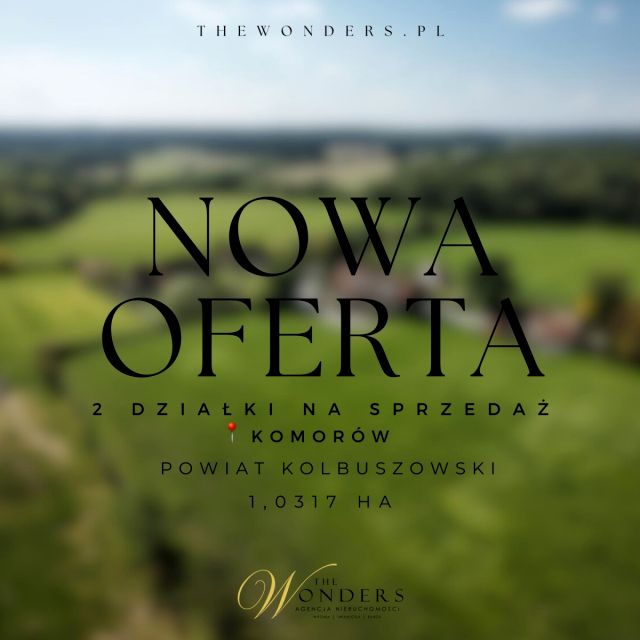 Działka rolna Komorów