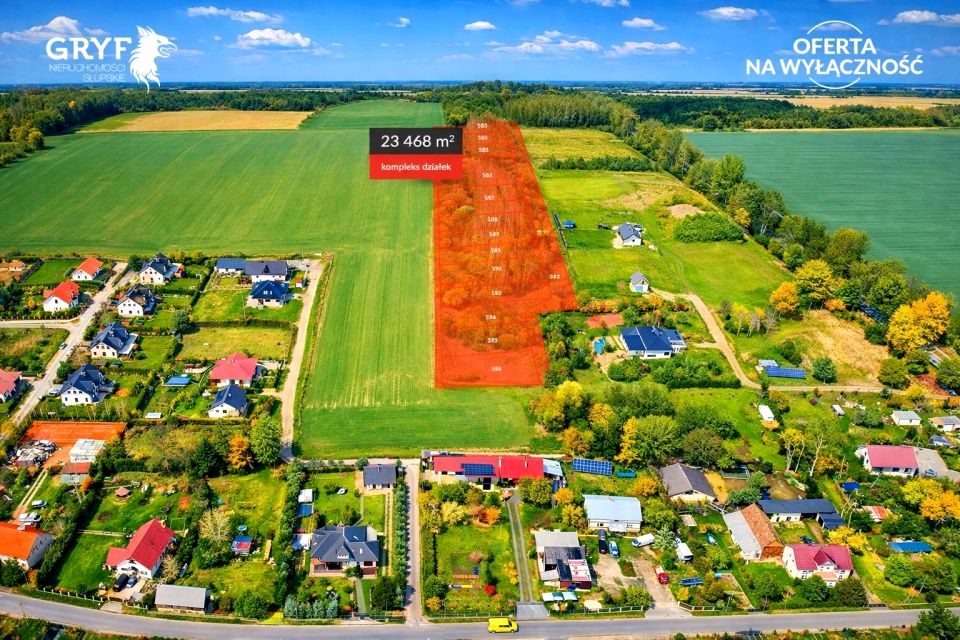 Działka budowlana Strzelino